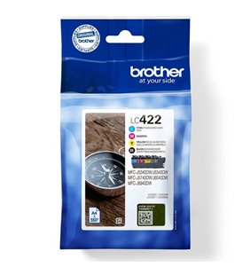 Cartucho de Tinta Original Brother LC422VAL Multipack/ Cian/ Magenta/ Amarillo/ Negro