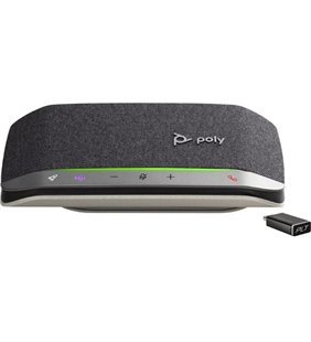 Altavoz Portátil para Conferencias Poly Sync 20+ para Microsoft Teams/ USB-Bluetooth/ Negro