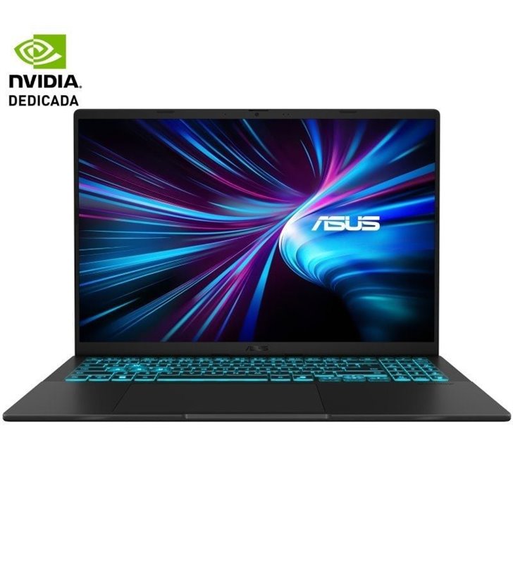 Portátil Gaming Asus V16 V3607VM-RP011 Intel Core 7-240H/ 16GB/ 1TB SSD/ GeForce RTX 5060/ 16'/ Sin Sistema Operativo