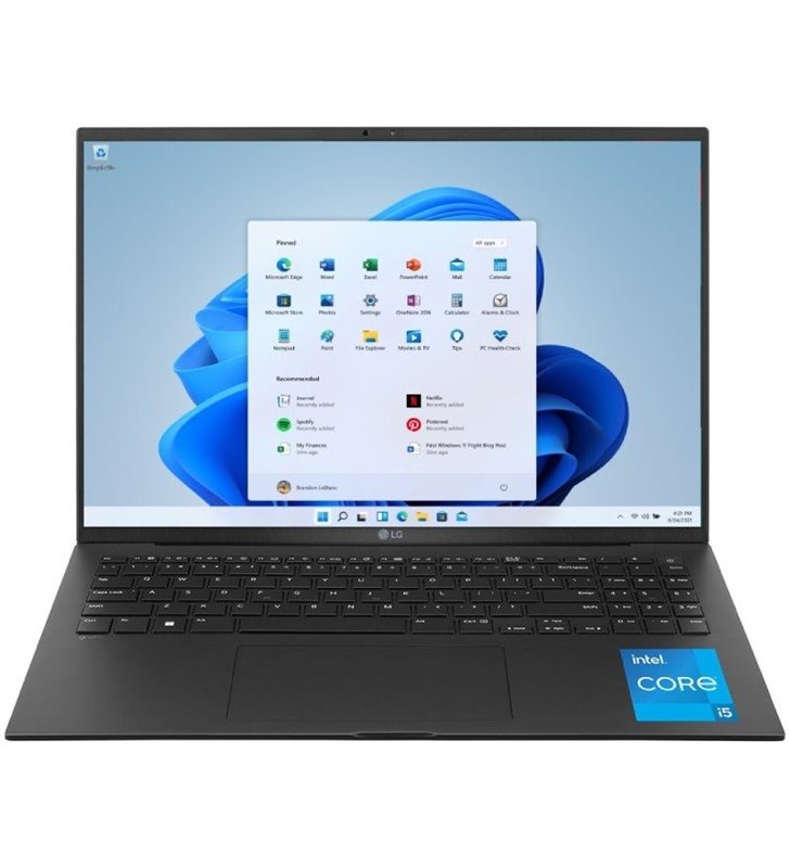 Portátil LG Gram 16Z90RU-G.AP55B Intel Core i5-1334U/ 16GB/ 512GB SSD/ 16'/ Win11 Pro
