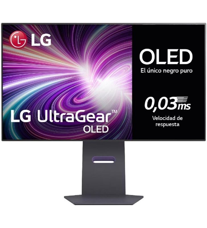 Monitor Gaming LG UltraGear 32GS95UV-B 31.5'/ 4K/ 0.03ms/ 240Hz/ OLED/ Multimedia/ Regulable en altura/ Negro