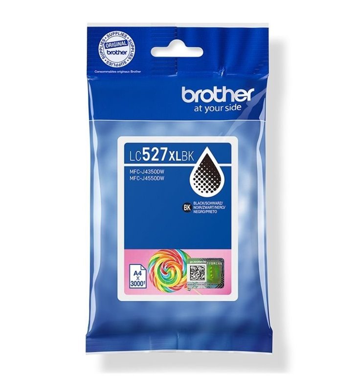 Cartucho de Tinta Original Brother LC527XLBK Alta Capacidad/ Negro