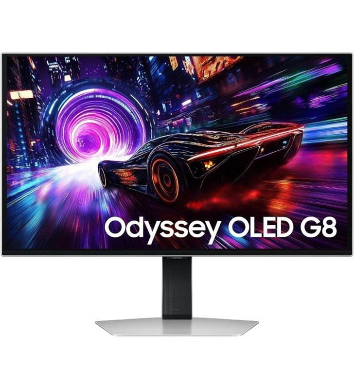Monitor Gaming Samsung Odyssey OLED G8 G81SF S27FG810SU 27'/ 4K/ 0.03ms/ 240Hz/ OLED/ Regulable en altura/ Plata