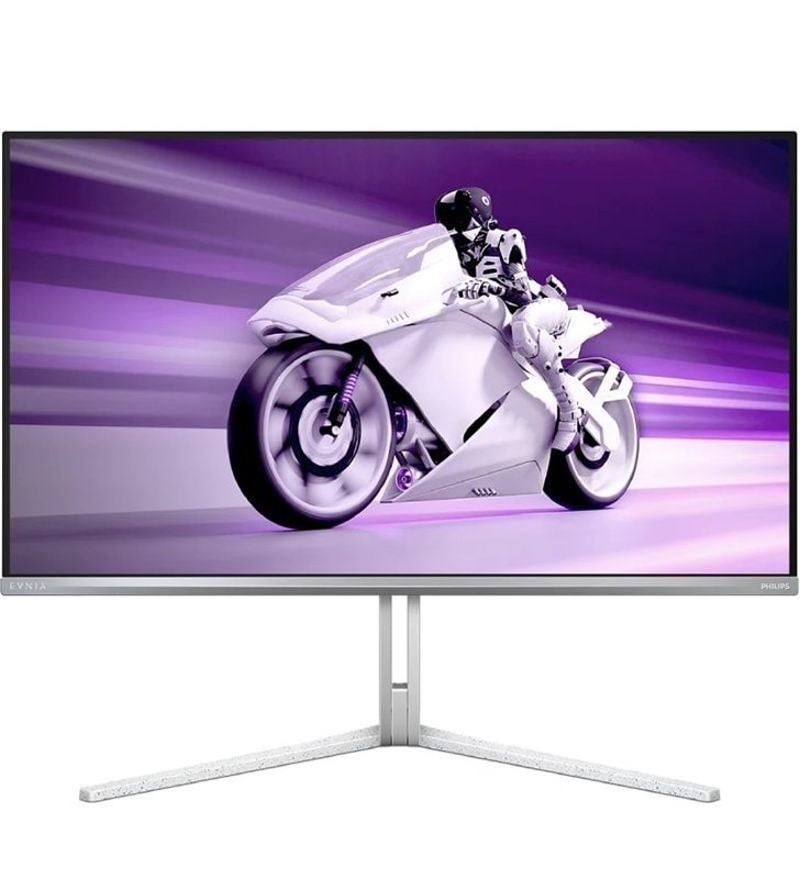Monitor Gaming Philips Evnia 32M2N8900 31.5'/ 4K/ 0.03ms/ 240Hz/ OLED/ Multimedia/ Regulable en altura/ Blanco