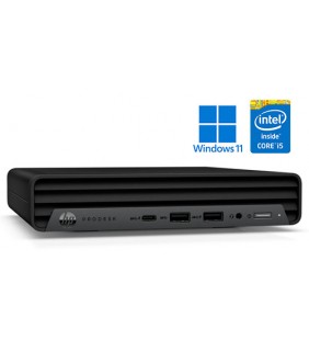 HP PRODESK 600 G6 INTEL CORE i5-10500T DDR4 16GB 256GB SSD WINDOWS 11 EDUCACION 64 BITS COA WIFI Mini Desktop OCASION