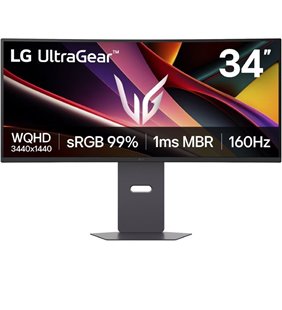 Monitor Gaming Ultraparonámico Curvo LG UltraGear 34G600A-B 34'/ WQHD/ Multimedia/ 5ms/ 160Hz/ VA/ Regulable en Altura/ Negro