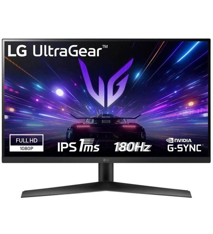 Monitor Gaming LG UltraGear 27GS60F-B 27'/ Full HD/ 1ms/ 180Hz/ IPS/ Negro