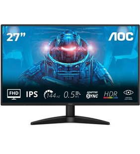 Monitor Gaming AOC 27B36X 27'/ Full HD/ 0.5ms/ 180Hz/ IPS/ Negro
