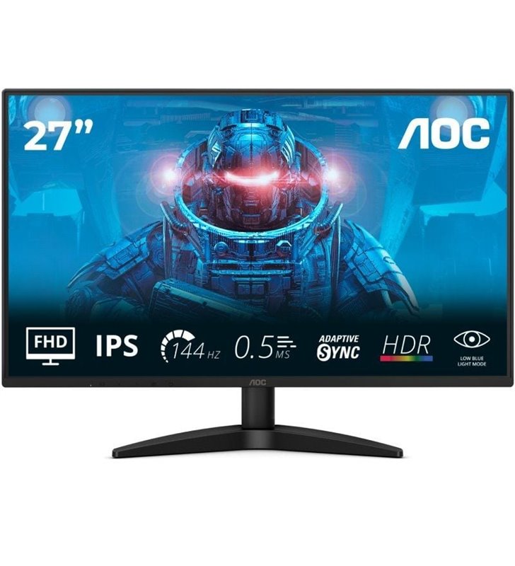 Monitor Gaming AOC 27B36X 27'/ Full HD/ 0.5ms/ 180Hz/ IPS/ Negro