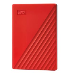 Disco Externo Western Digital My Passport 4TB/ 2.5'/ USB 3.2/ Rojo