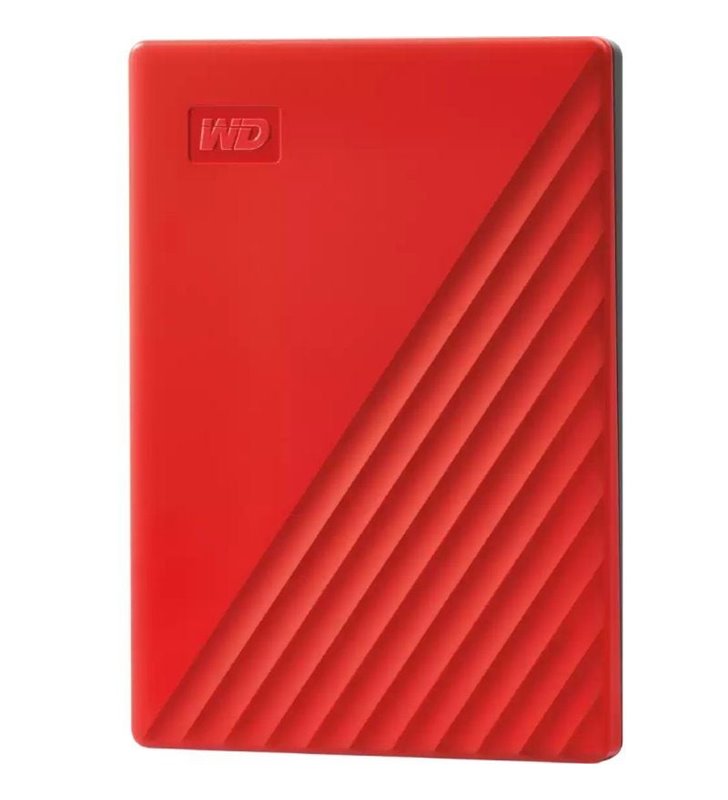 Disco Externo Western Digital My Passport 4TB/ 2.5'/ USB 3.2/ Rojo