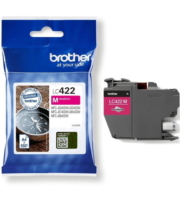 Cartucho de Tinta Original Brother LC-422/ Magenta