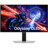 Monitor Gaming Samsung Odyssey OLED G6 G60SF S27FG604SU 27'/ QHD/ 0.03ms/ 500Hz/ QD-OLED/ Regulable en altura/ Plata