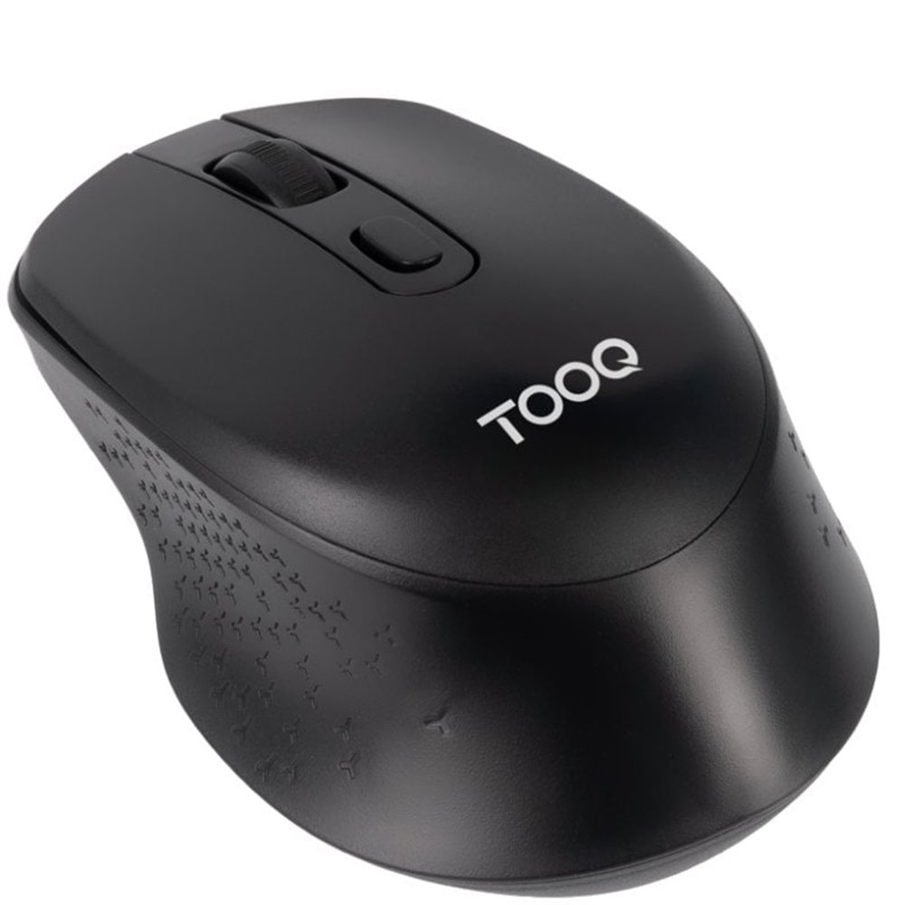 Ratón Inalámbrico TooQ TQMW-1101-B/ Hasta 1600 DPI