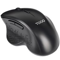 Ratón Ergonómico Inalámbrico TooQ TQMWG-1105-B/ Hasta 1600 DPI