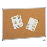 Tablero de corcho solido. Marco de aluminio 50x100