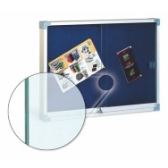 Vitrina tapizada cristal de seguridad 90x120