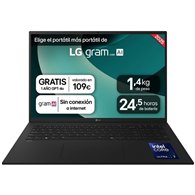 Portátil LG Gram 17Z90TL-G.AU88BN Intel Core Ultra 7-258V/ 32GB/ 1TB SSD/ 17'/ Win11
