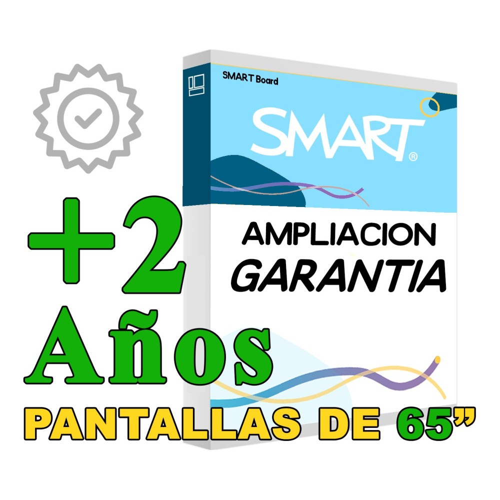 Ampliación Garantía +2 años - Pantallas SMART Board de 65"
