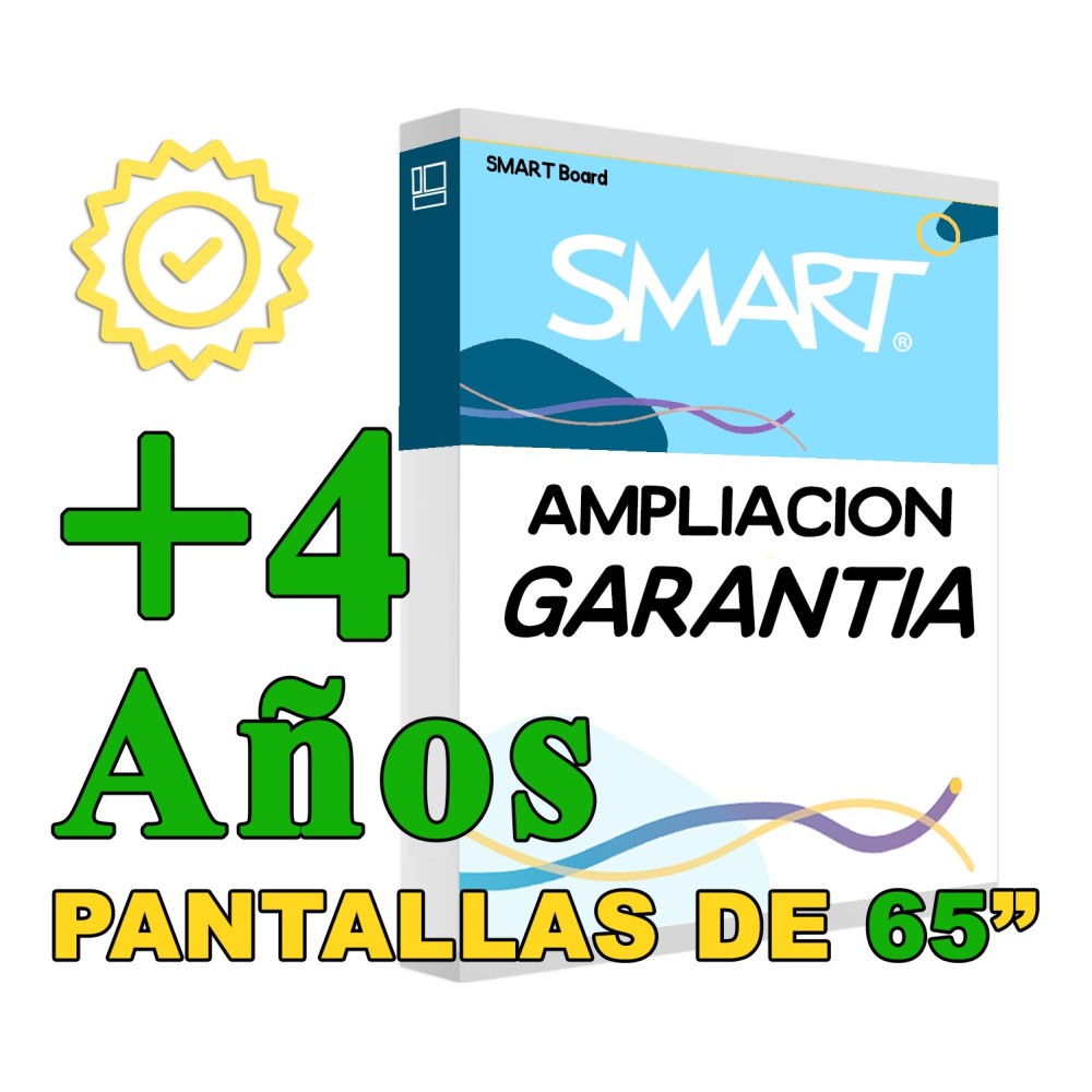 Ampliación Garantía +4 años - Pantallas SMART Board de 65"