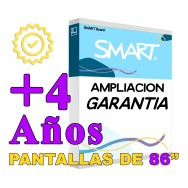 Ampliación Garantía +4 años - Pantallas SMART Board de 86"